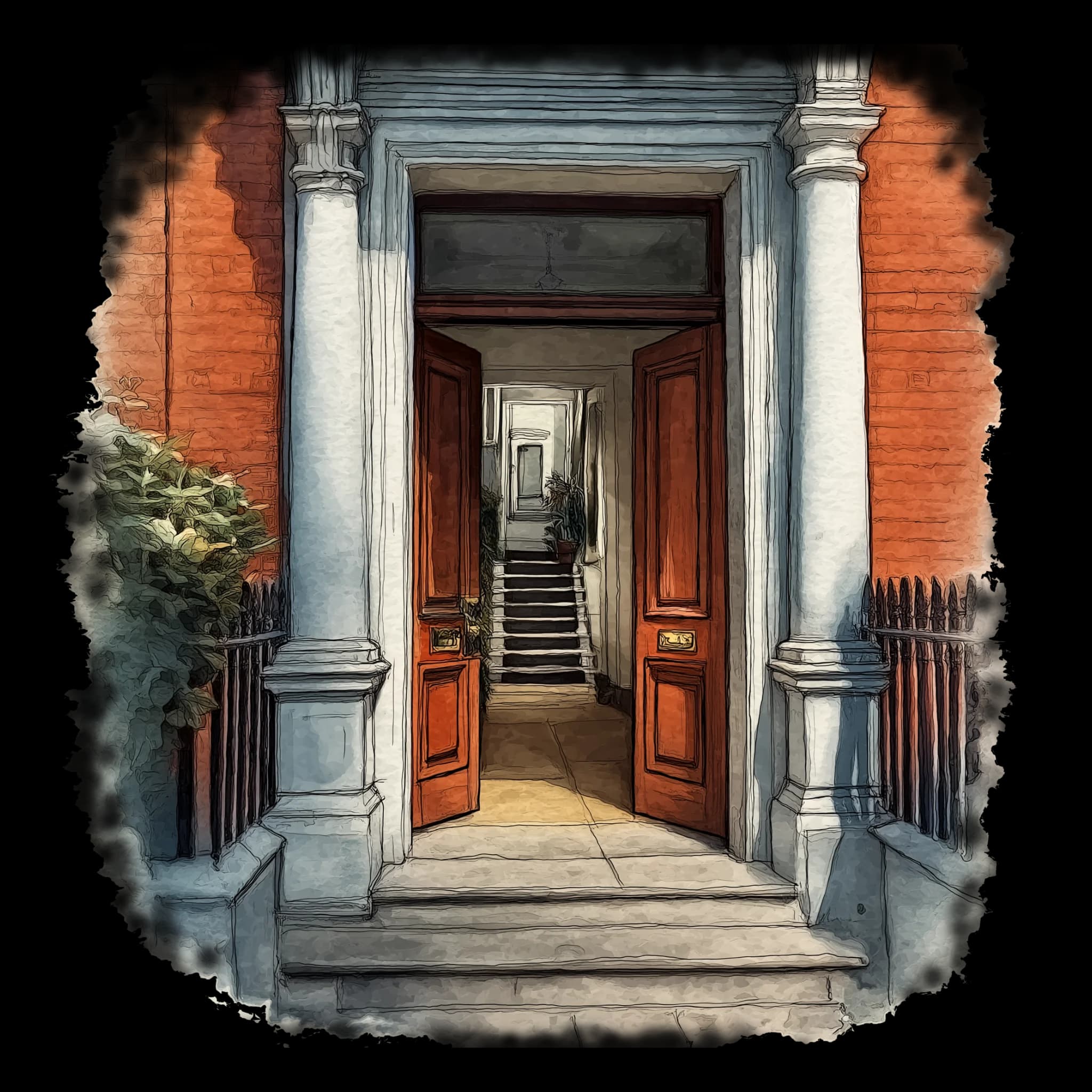Open door icon